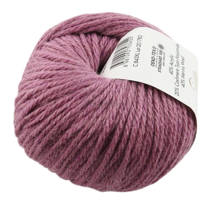 Włóczka Baby Wool XL 843 wrzos