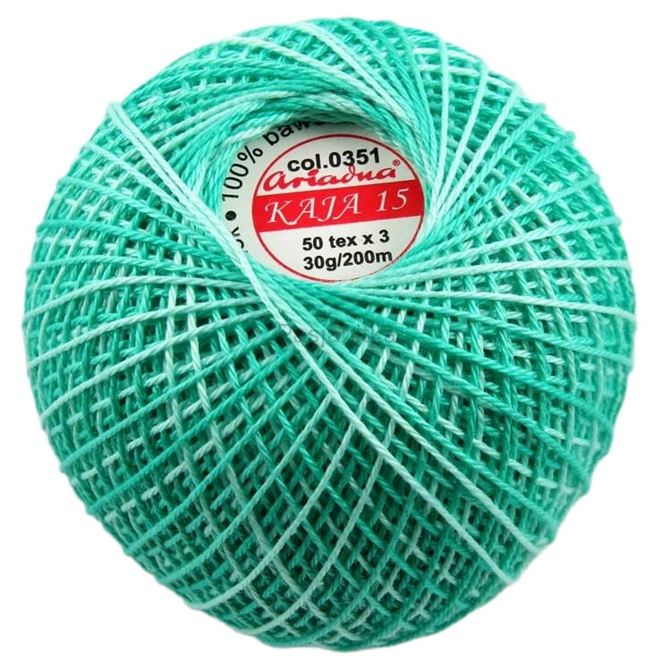 Kordonek Kaja 15 cieniowana / 351 aqua