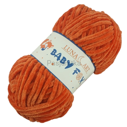 Włóczka Baby Fox 77 ciemny pomarańcz