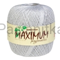Kordonek Maximum Metalic 1813 / jasny szary - srebrny