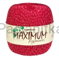 Kordonek Maximum Metalic 1554 /czerwony - złoty