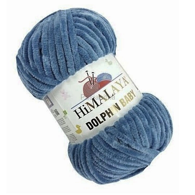 Włóczka Dolphin Baby 381 ciemny jeans