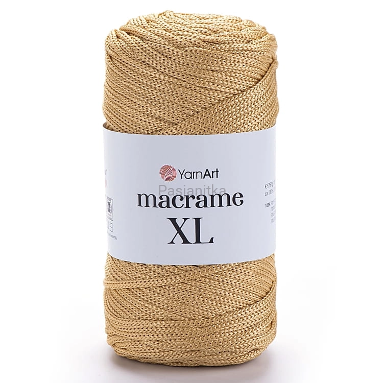 Sznurek Macrame XL 3 mm / 155 złoty