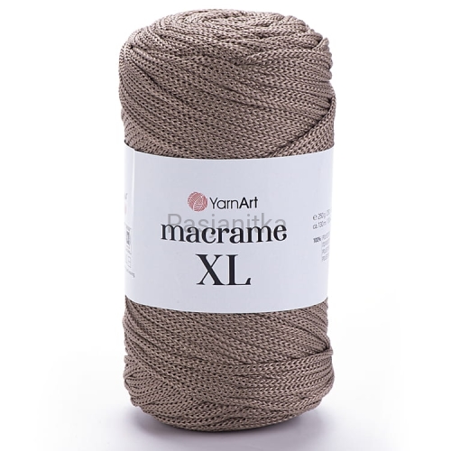 Sznurek Macrame XL 3 mm / 170 chłodny brąz