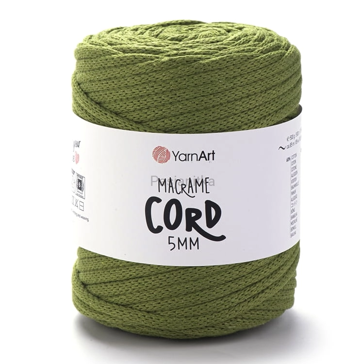 Sznurek Macrame Cord 5 mm / 787 paproć