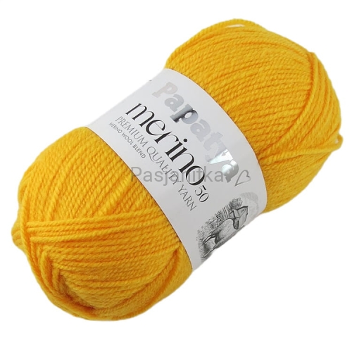 Włóczka Papatya Merino 50 / 7850 żółty