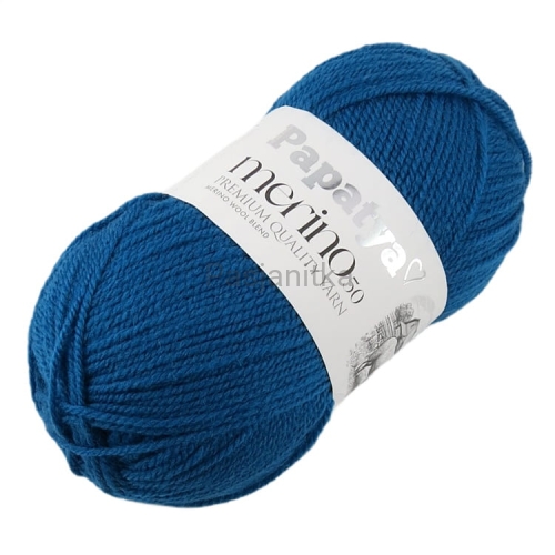 Włóczka Papatya Merino 50 / 5770 morski niebieski