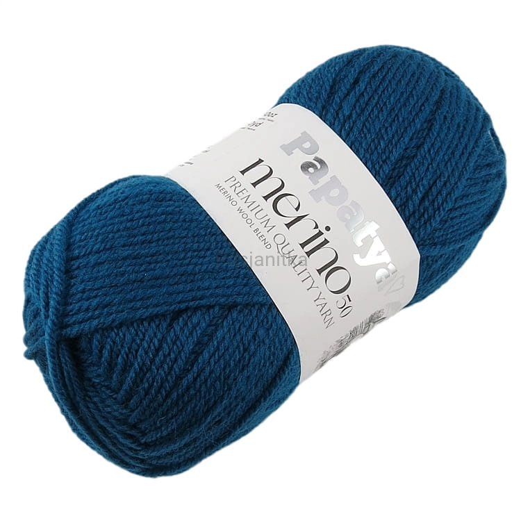 Włóczka Papatya Merino 50 / 5760 petrol