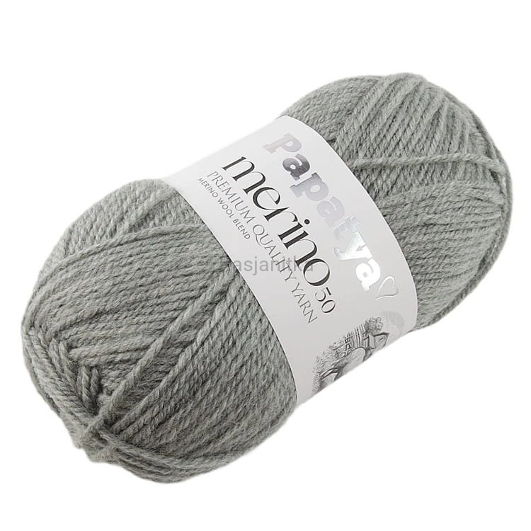 Włóczka Papatya Merino 50 / 2140 szary
