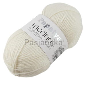 Włóczka Papatya Merino 50 / 1000 biały