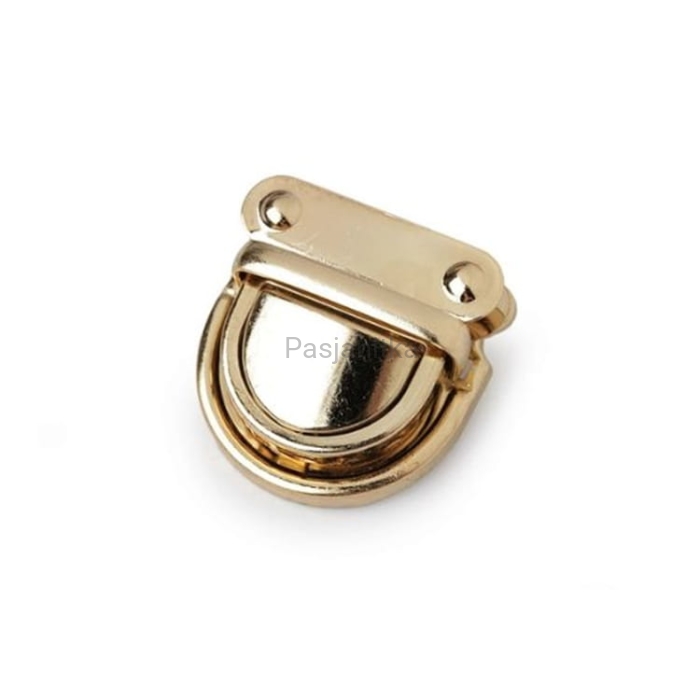 Zapięcie do torebki 30 x 31 mm / złoty
