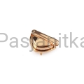 Zapięcie do torebki 35 x 52 mm / złoty