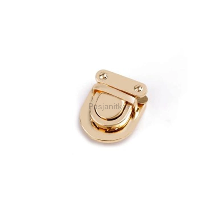 Zapięcie do torebki 26 x 29 mm / złoty