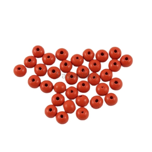 Drewniane koraliki 10 mm / dynia 20 g