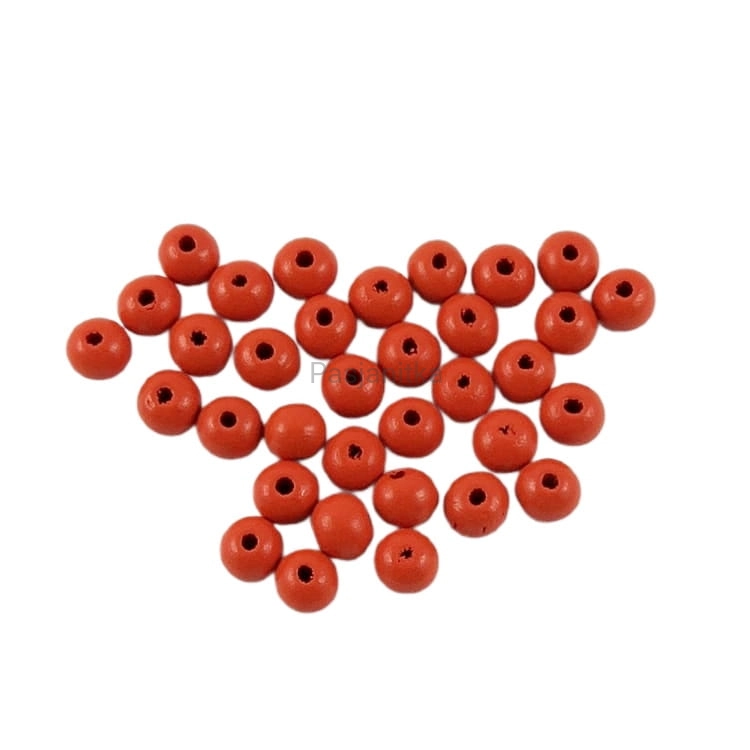 Drewniane koraliki 10 mm / dynia 20 g