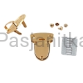 Zapięcie do torebki 28 x 32 mm złoty