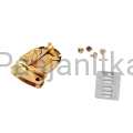 Zapięcie do torebki 28 x 32 mm złoty