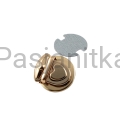 Zapięcie do torebki 30 x 32 mm złoty, serce