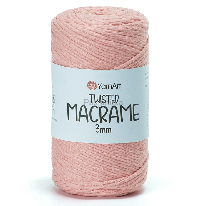 Sznurek Twisted Macrame 3 mm 767 łosoś