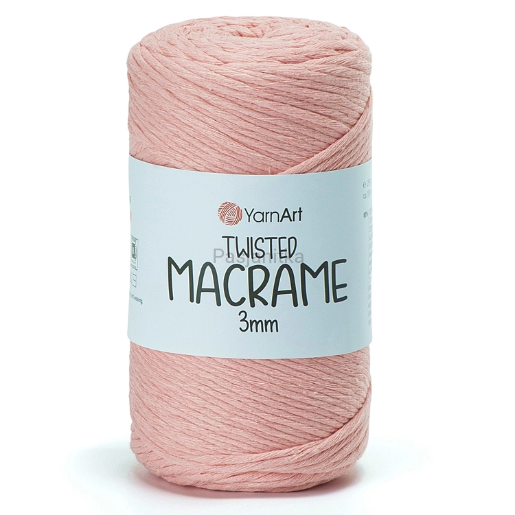 Sznurek Twisted Macrame 3 mm 767 łosoś
