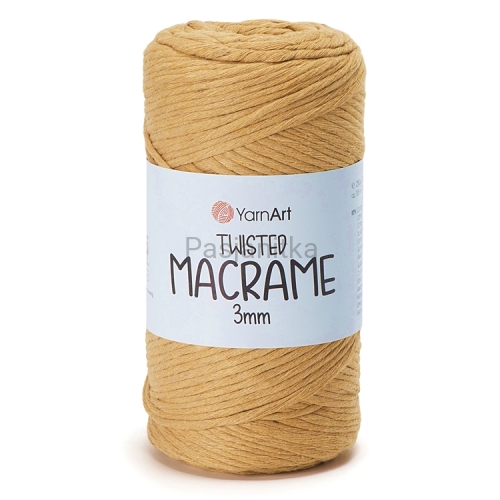 Sznurek Twisted Macrame 3 mm 796 musztarda