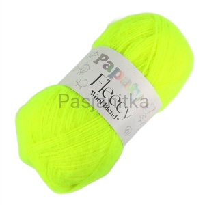 Włóczka Papatya Fleecy 7620 żółty neon