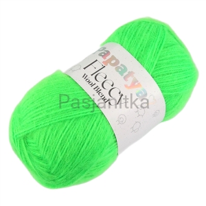 Włóczka Papatya Fleecy 6790 zielony neon