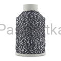 Kordonek Camellia New Yarn Art / 412 czarny-srebrny