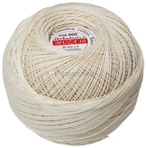 Kordonek Muza 10 / 000 naturalny