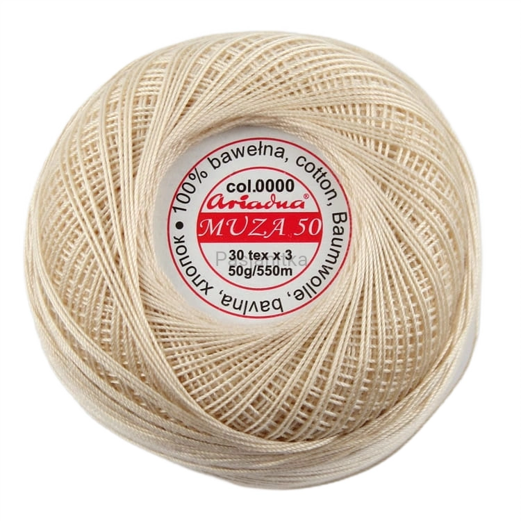 Kordonek Muza 50 / 0000 naturalny