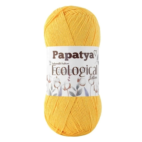 Włóczka Papatya EcoLogical - 705 żółty