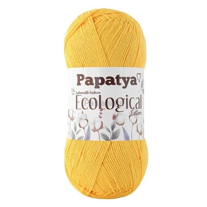 Włóczka Papatya EcoLogical - 705 żółty