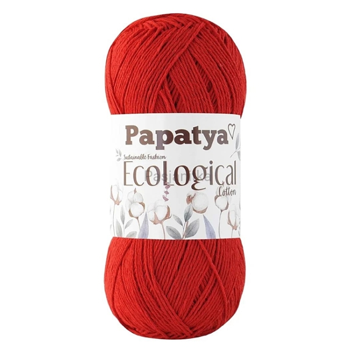 Włóczka Papatya EcoLogical - 401 czerwony