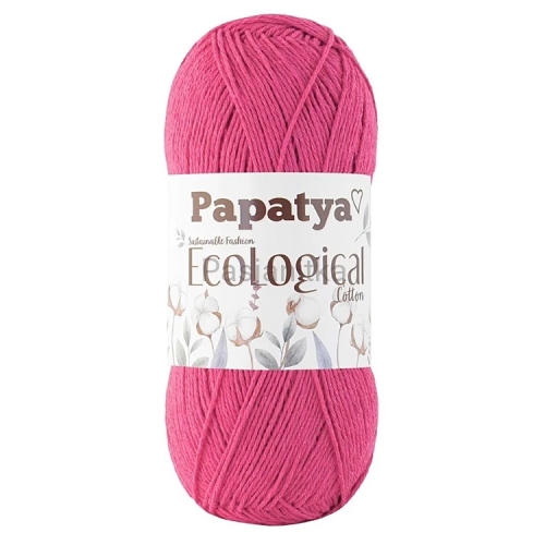 Włóczka Papatya EcoLogical - 404 różowy