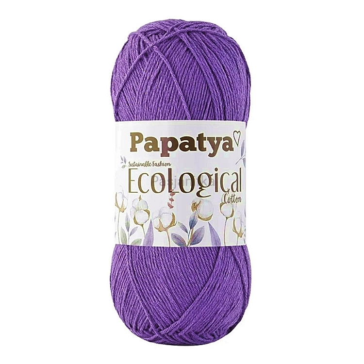 Włóczka Papatya EcoLogical - 504 fioletowy