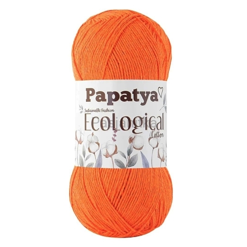 Włóczka Papatya EcoLogical - 702 pomarańcz