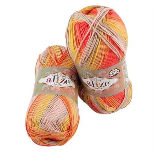Włóczka Bella Batik 7687 - 100 g