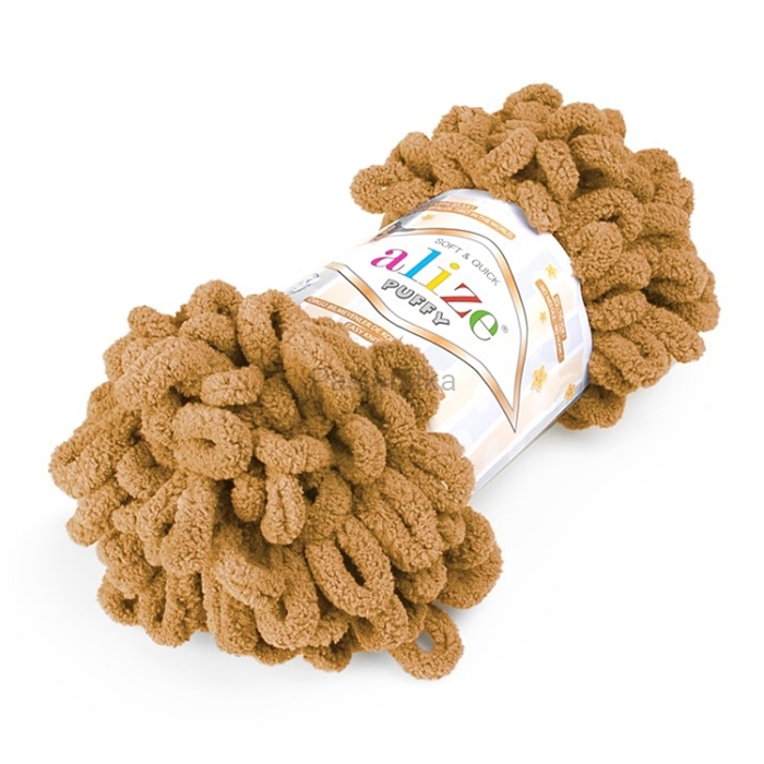 Włóczka Puffy 02 szafran