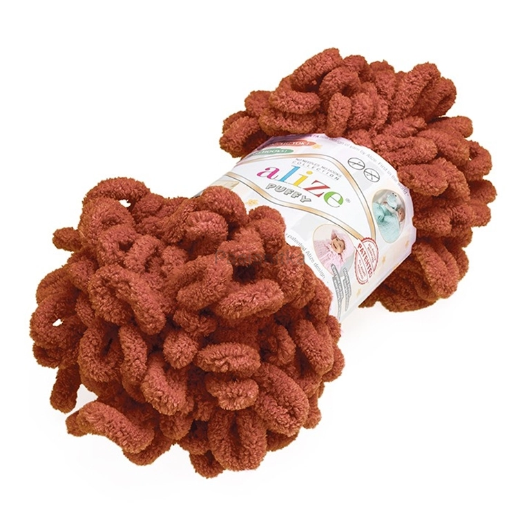 Włóczka Puffy 597 cegła