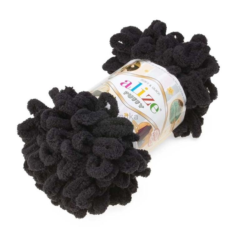 Włóczka Puffy 1060 smoła