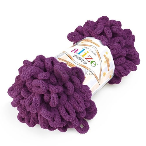 Włóczka Puffy 111 śliwka