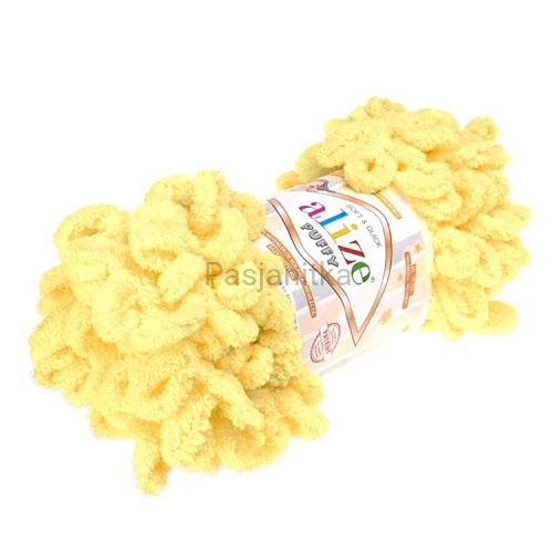 Włóczka Puffy 13 jasny żółty