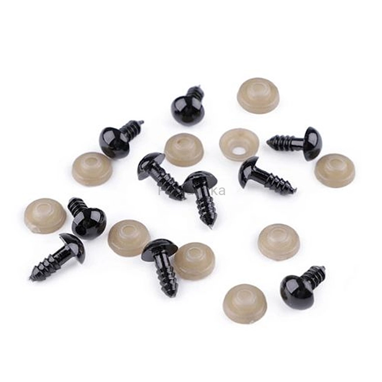 Bezpieczne Oczy czarne 10 mm