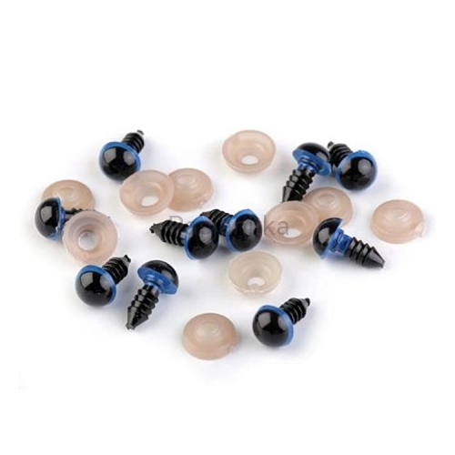 Bezpieczne Oczy niebieskie 10 mm