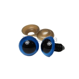 Bezpieczne Oczy niebieskie 16 mm