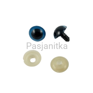 Bezpieczne Oczy niebieskie 18 mm
