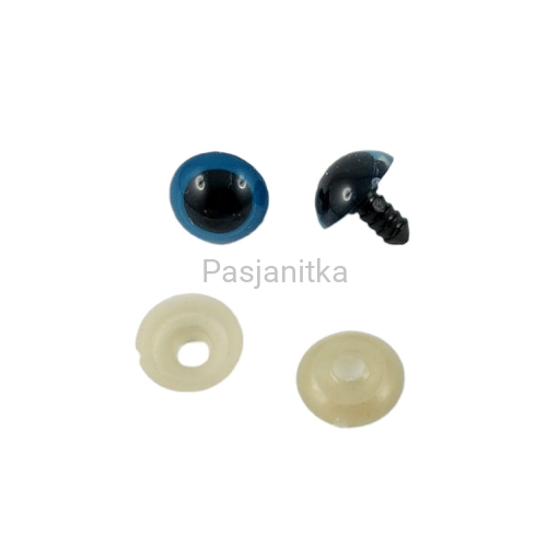 Bezpieczne Oczy niebieskie 18 mm