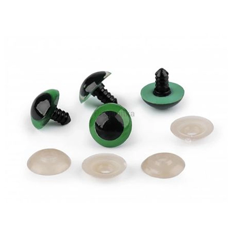 Bezpieczne Oczy zielone 20 mm