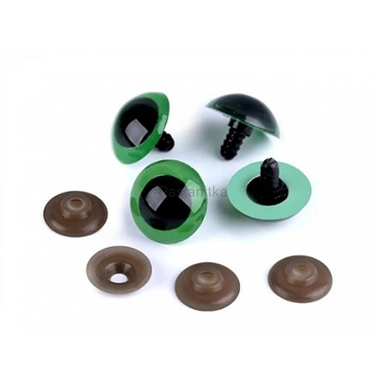 Bezpieczne Oczy zielone 30 mm