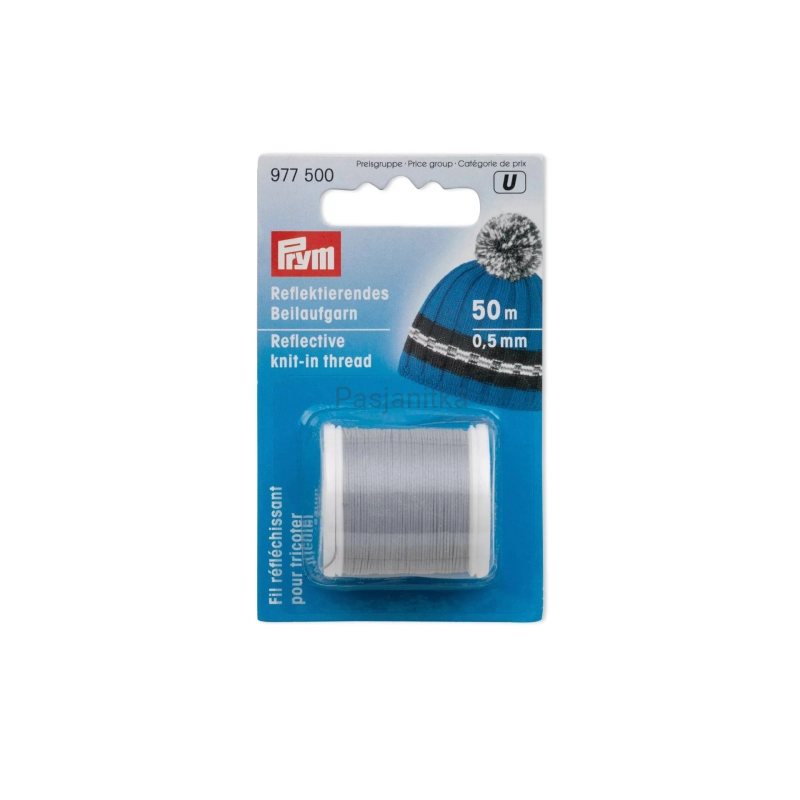 Nić elastyczna odblaskowa 0,5 mm / 50 mb